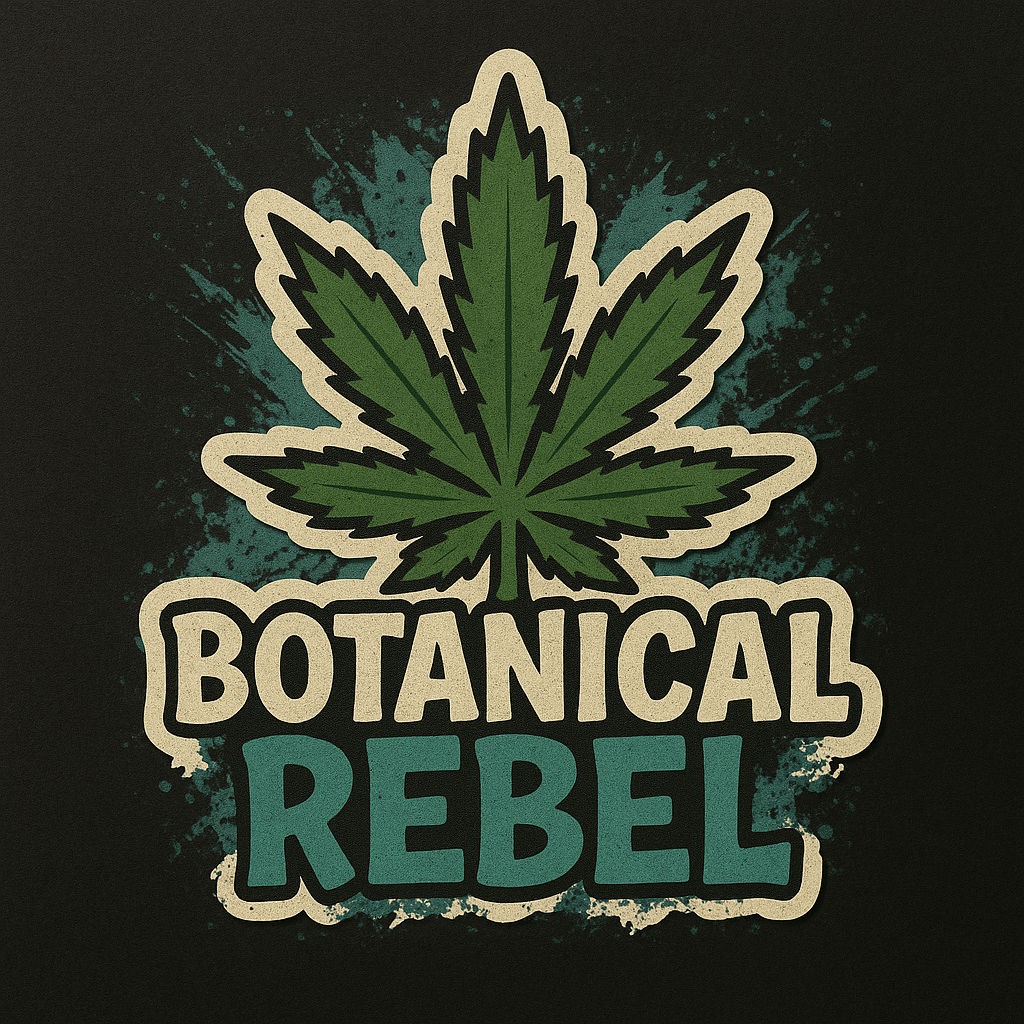 BOTANICAL REBEL WEED PLANT STICKER