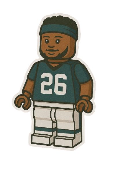 SAQUAN BARKLEY LEGO STICKER