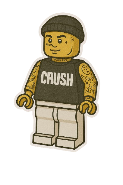 TRAVIS BARKER LEGO STICKER