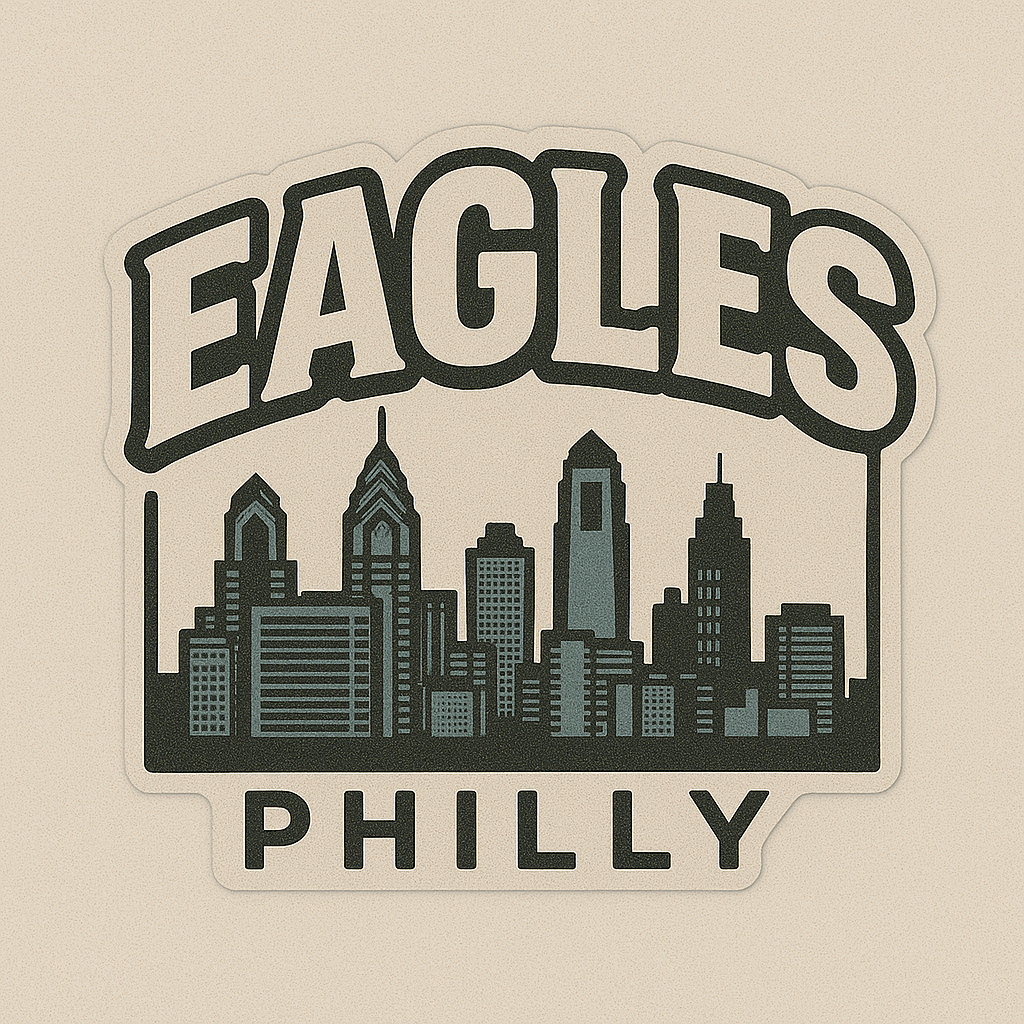PHILLY EAGLES SKYLINE STICKER