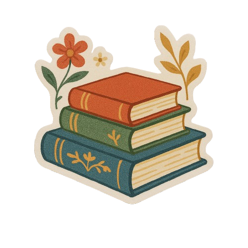 STACK OF BOOKS STICKER