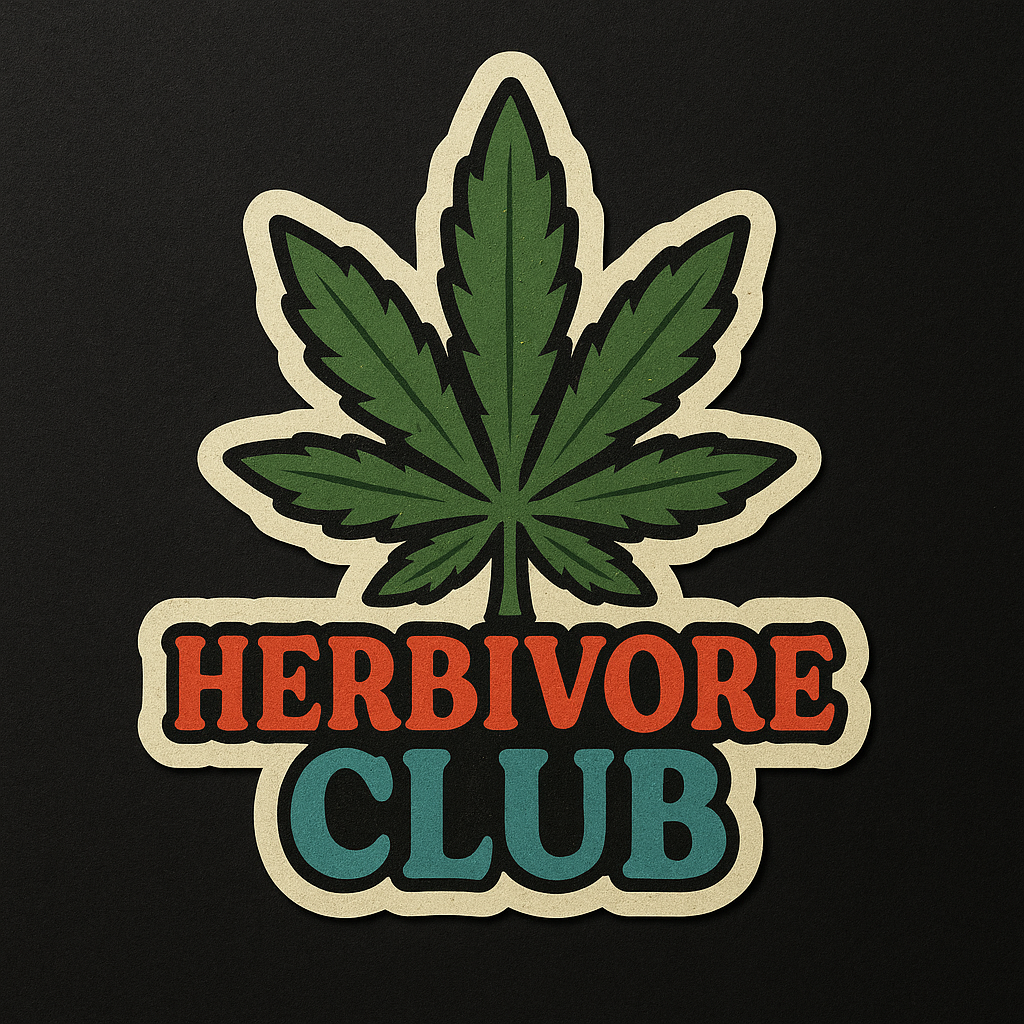 HERBIVORE CLUB WEED PLANT STICKER