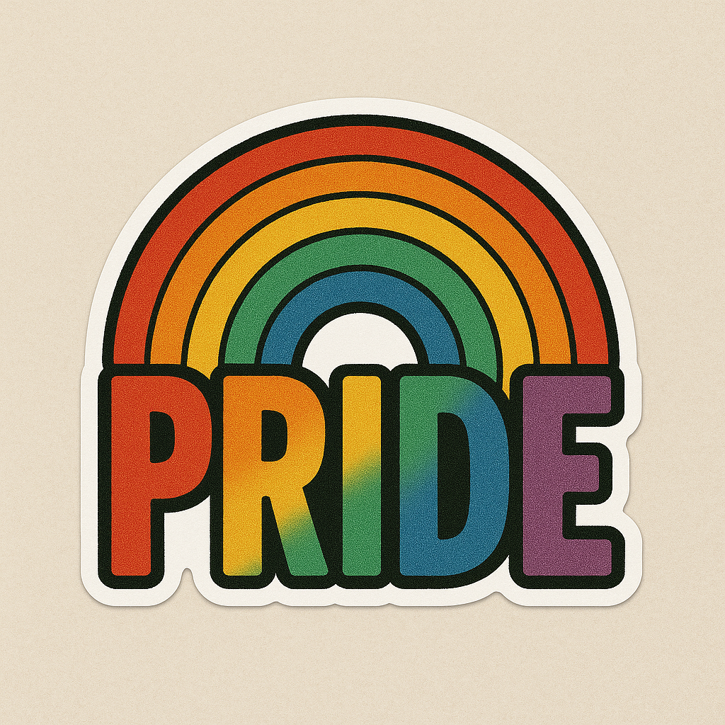 RAINBOW PRIDE STICKER