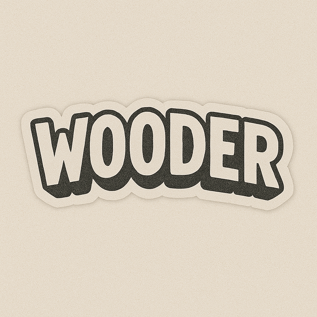 WOODER STICKER