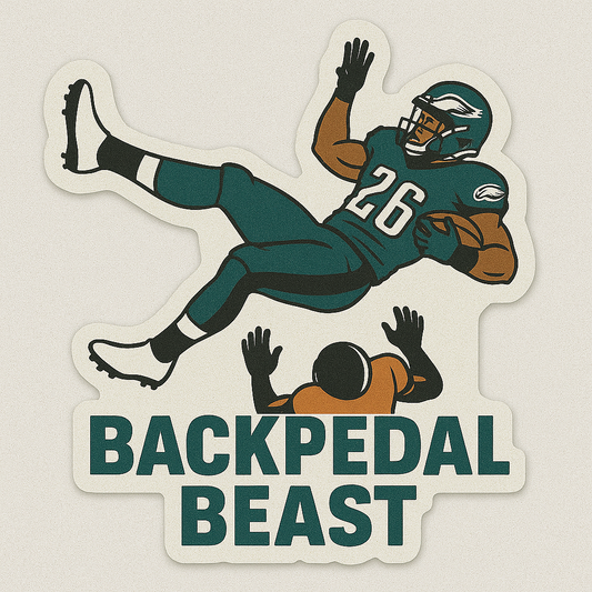 BACKPEDAL BEAST STICKER