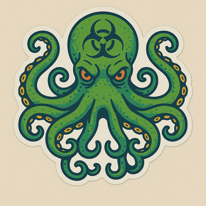 BIO OCTOPUS STICKER