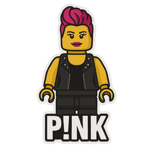 P!NK LEGO STICKER