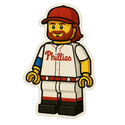 BRYCE HARPER LEGO STICKER