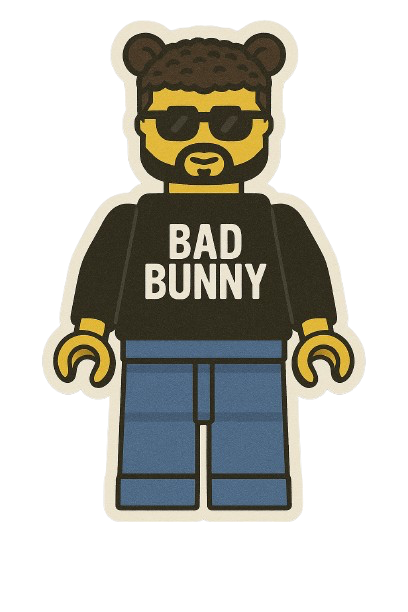 BAD BUNNY LEGO STICKER