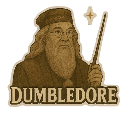 DUMBLEDORE STICKER