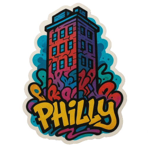 PHILLY GRAFFITI BUILDING STICKER