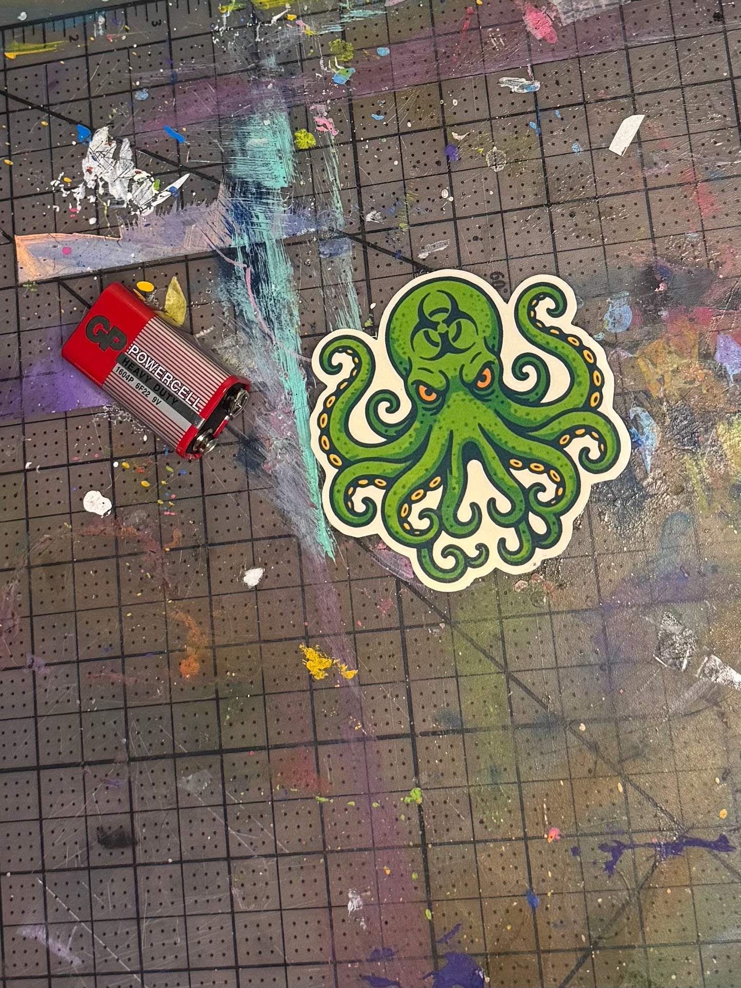 BIO OCTOPUS STICKER