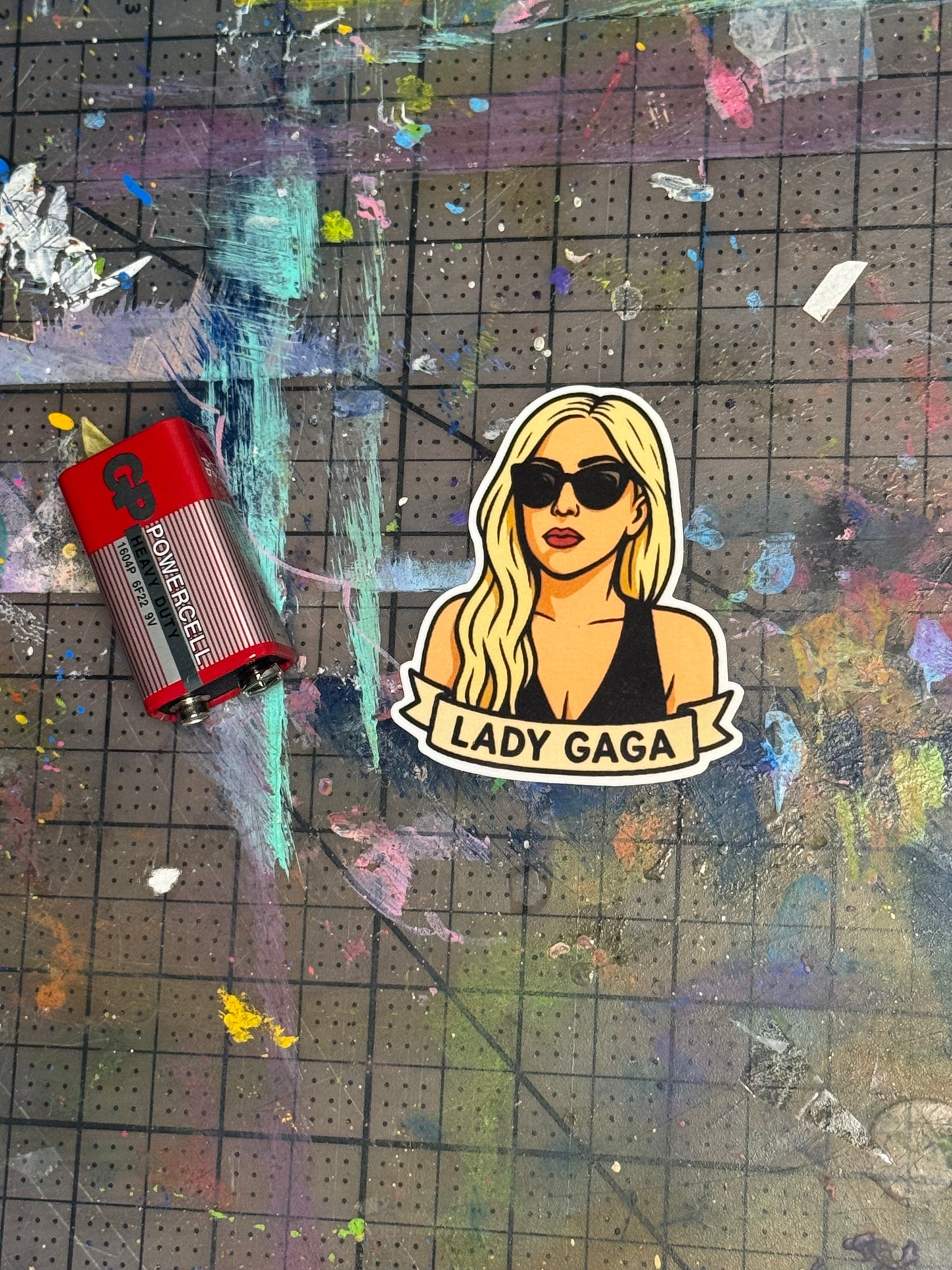 LADY GAGA STICKER