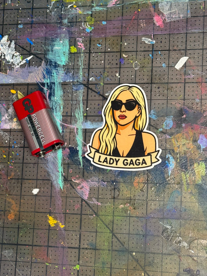 LADY GAGA STICKER