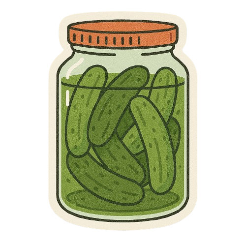 JAR OF PICKLES STICKER
