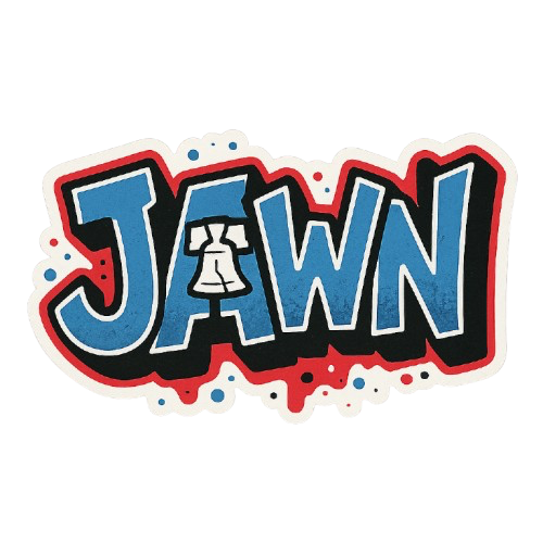 JAWN WITH LIBERTY BELL STICKER