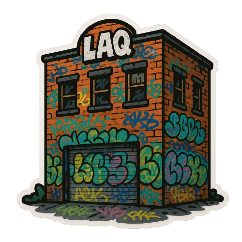 LAQ SHACK STICKER