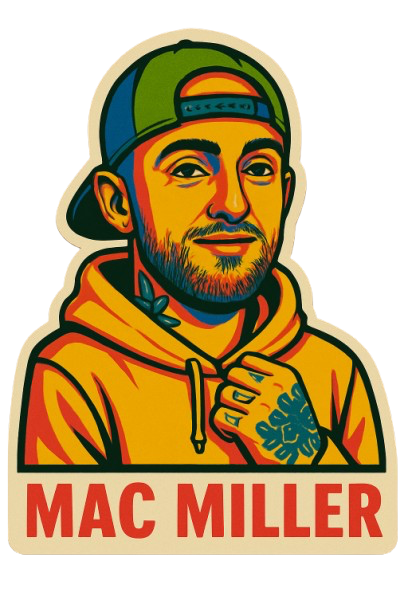 MAC MILLER STICKER