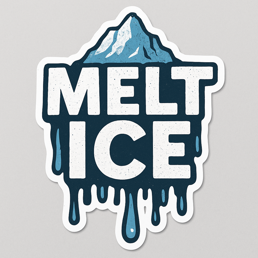 MELT ICE STICKER