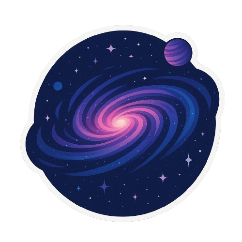 MIDNIGHT GALAXY STICKER