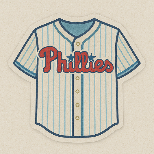 PHILLIES JERSEY STICKER