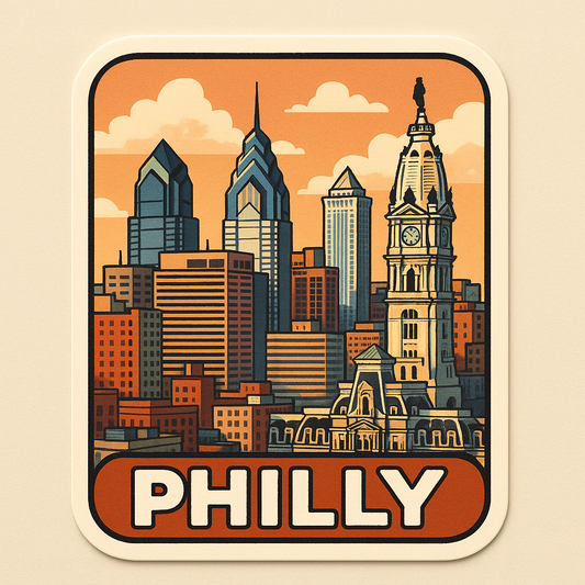 PHILLY ORANGE CREAMSICLE STICKER