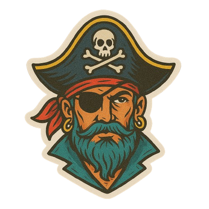 PIRATE STICKER
