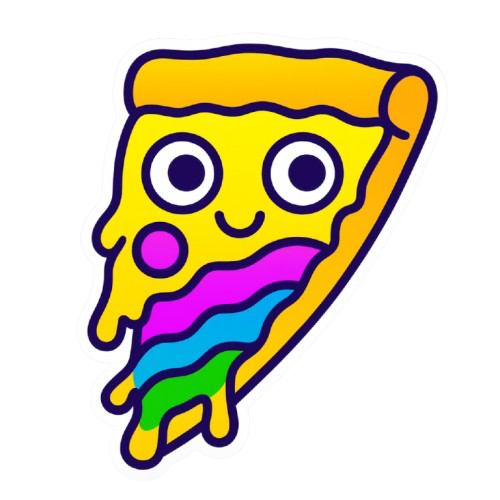 PUNK PIZZA STICKER