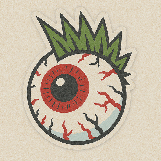 PUNK ROCK EYEBALL STICKER