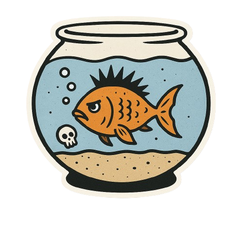 PUNK ROCK FISH STICKER