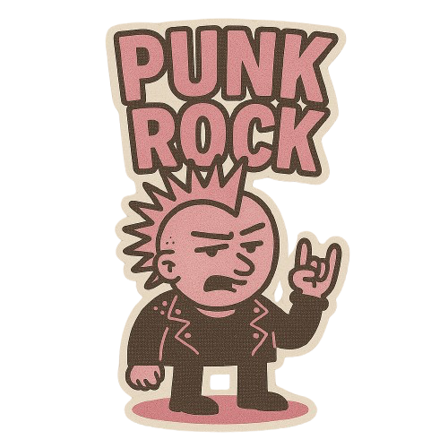 THE PUNK ROCK GUY STICKER