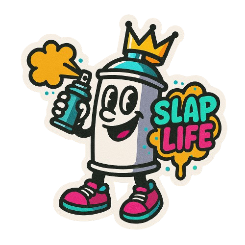 SLAP LIFE SPRAY CAN STICKER