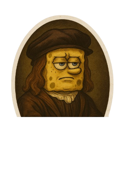 RENAISSANCE SPONGEBOB STICKER