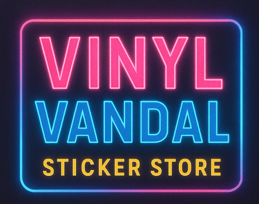 VINYL VANDAL NEON STICKER