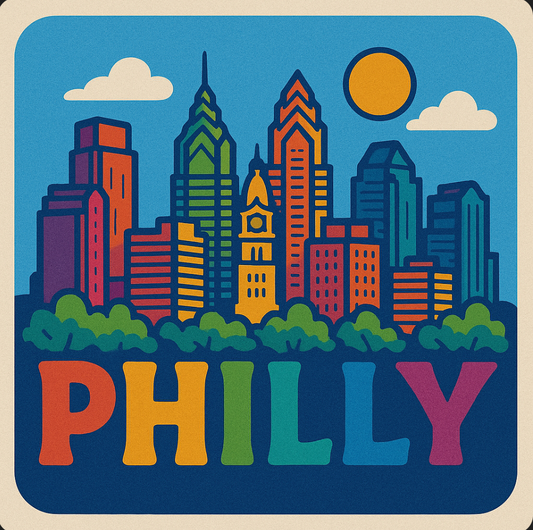 RAINBOW PHILLY STICKER