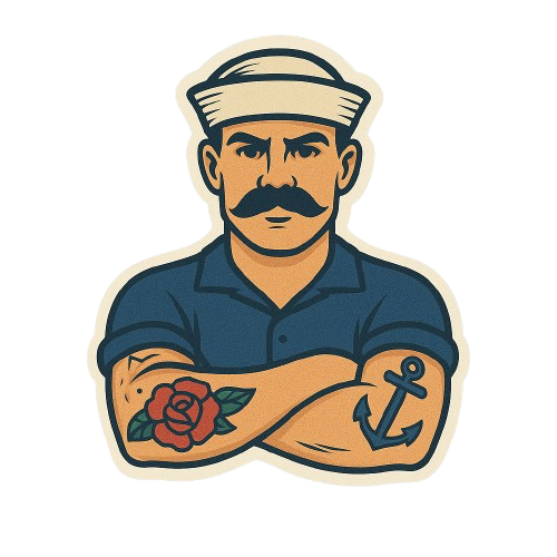 TATTOOED SAILOR STICKER