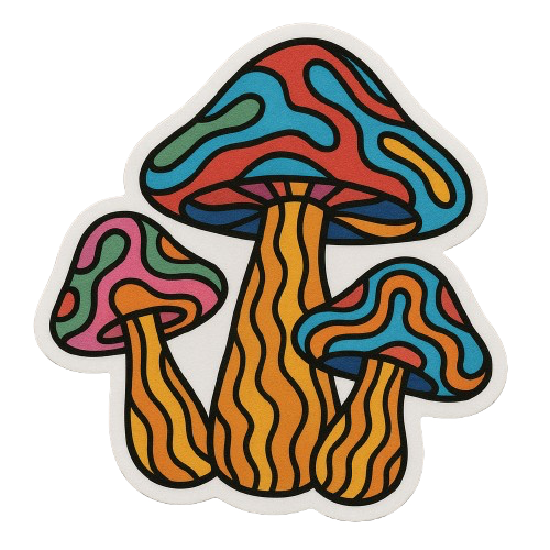 TRIPPY SHROOMS STICKER